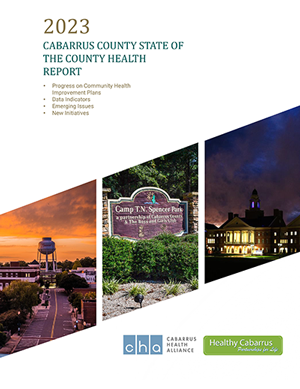 2023 Cabarrus County State of the County Health Report cover